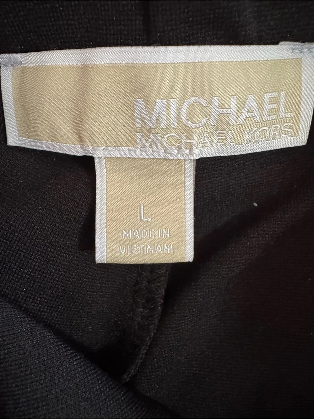 Michael Kors Black Pull-On Cropped Ponte Pants